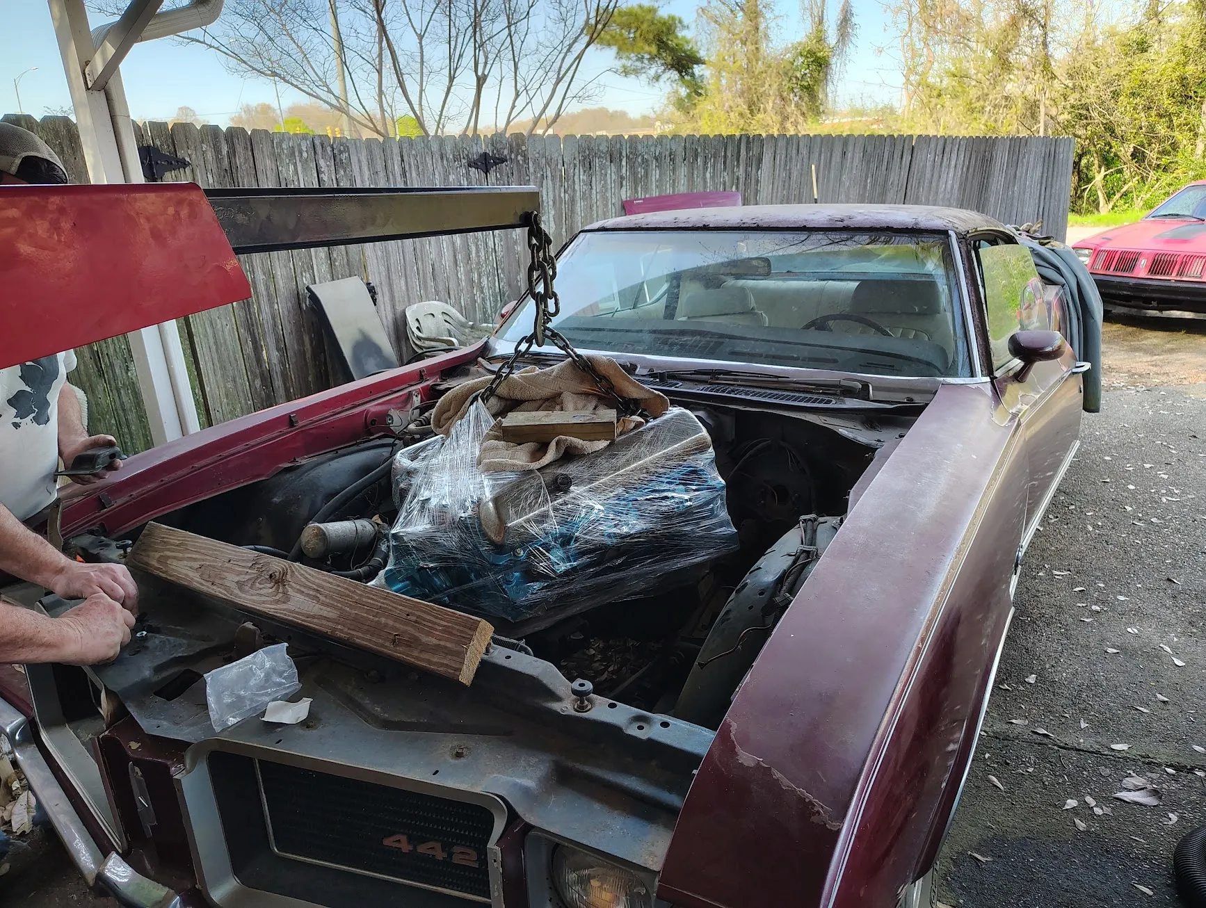 Cutlass Supreme engine in